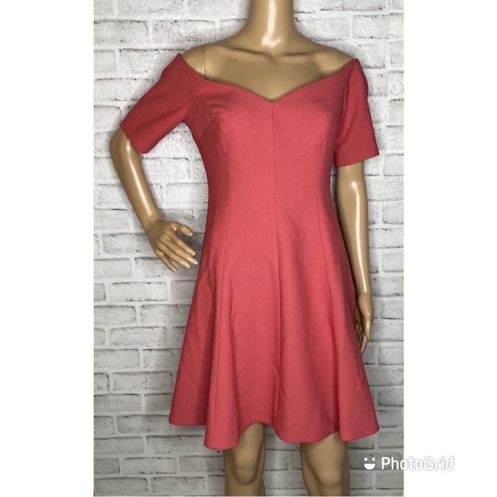 Cinq a sept Kenna rose off the shoulder dress 2 - Picture 4 of 13